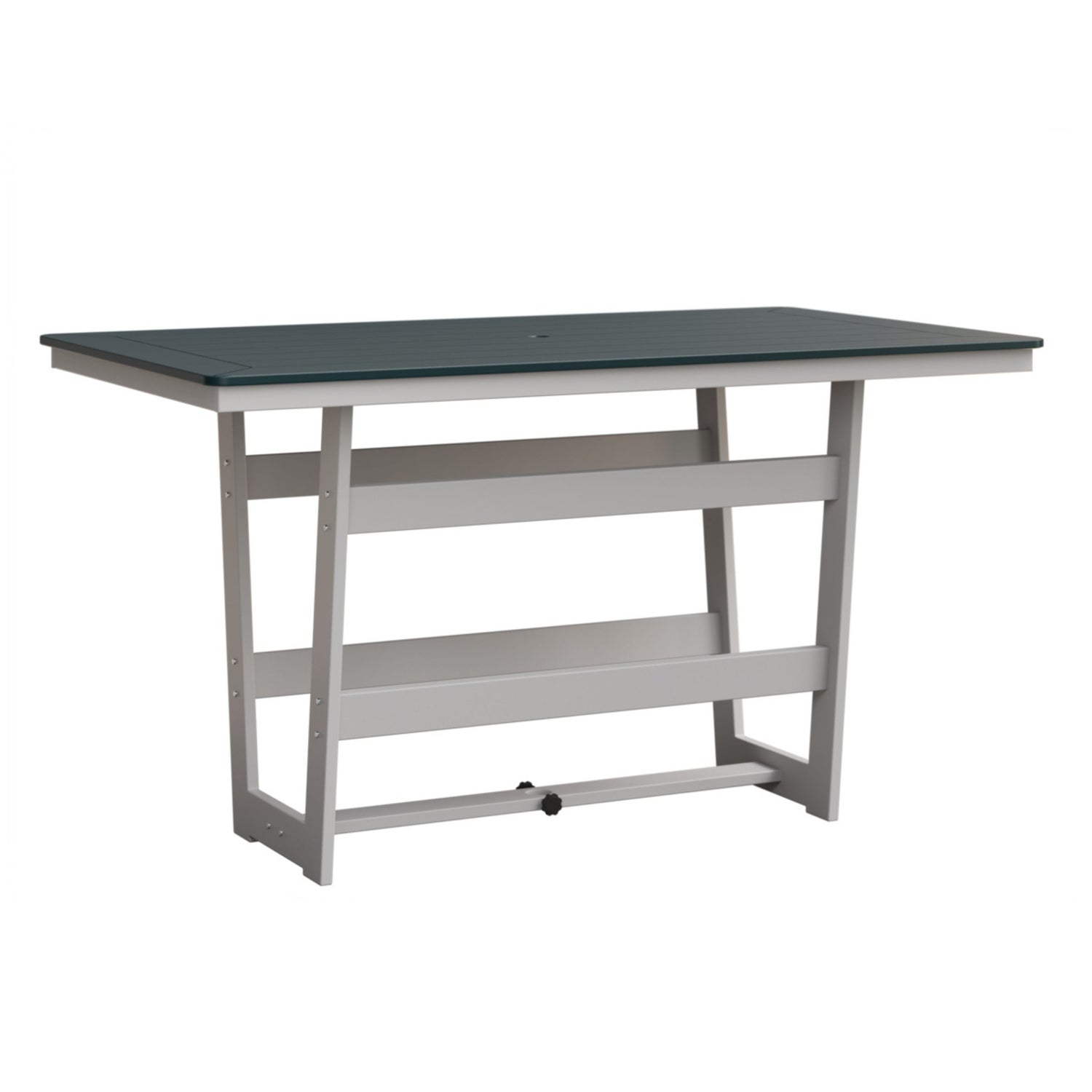 Berlin Gardens Hudson 70″ Outdoor Poly Lumber Rectangular Bar Table