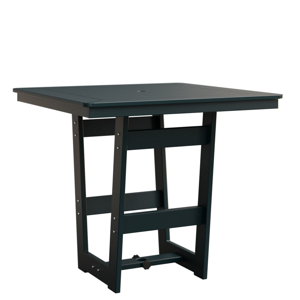 Berlin Gardens Hudson 40″ Outdoor Poly Lumber Square Bar Table