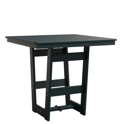 Berlin Gardens Hudson 40″ Outdoor Poly Lumber Square Bar Table
