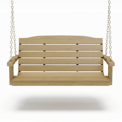 SimplyPoly Amish Made Classic Recycled Plastic Porch Swing