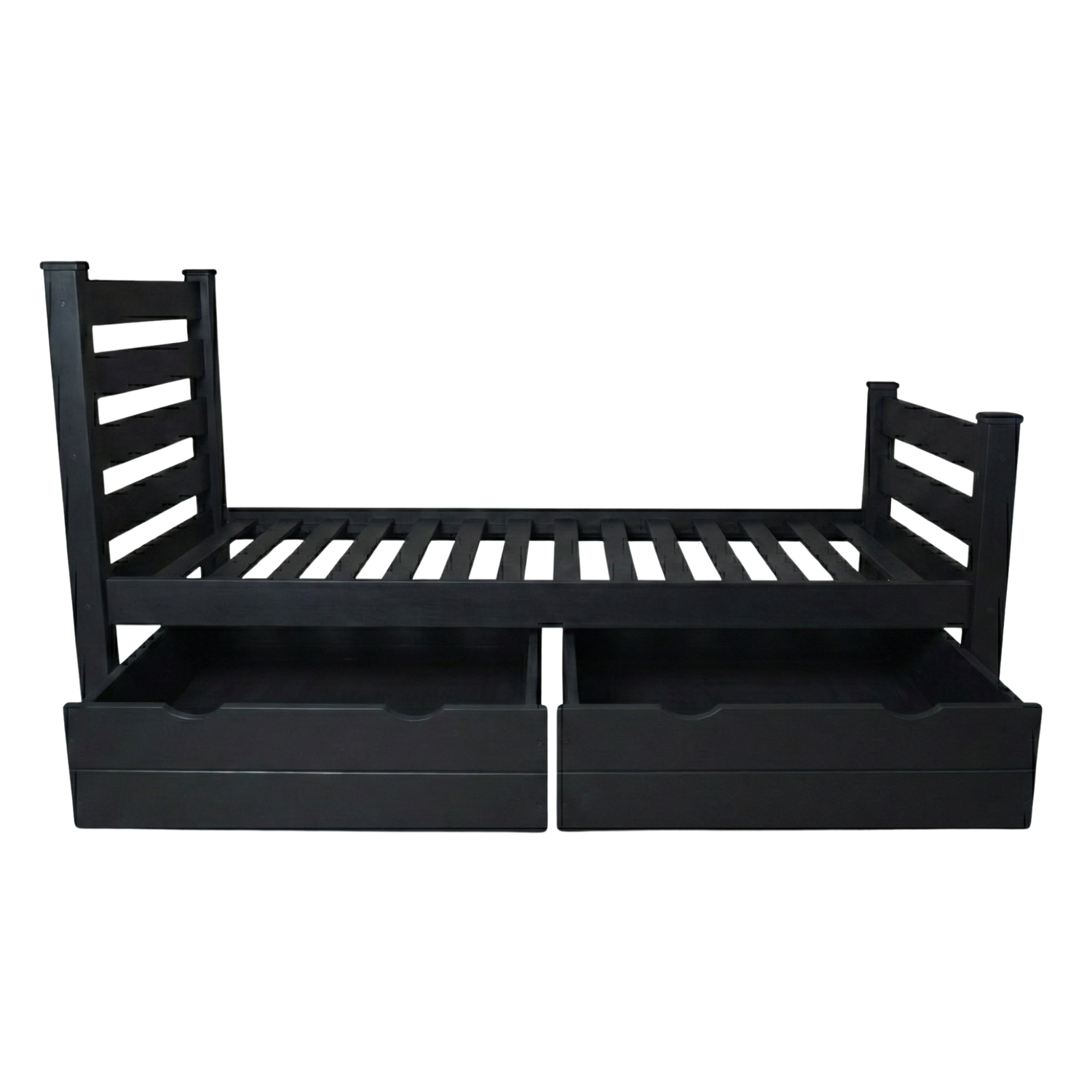 Versaloft Homestead Amish Made Bed Frame with Headboard, Footboard, and 2-Piece Drawers