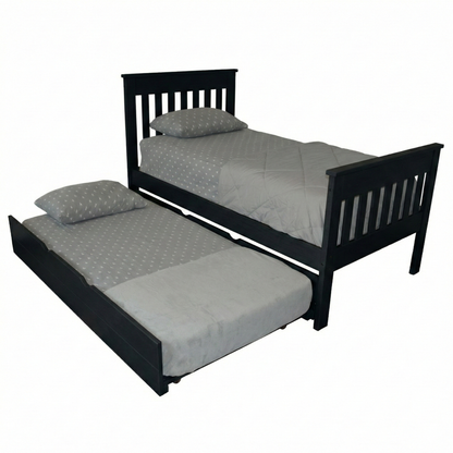 Versaloft Harmony Amish Made Bed Frame with Trundle Unit
