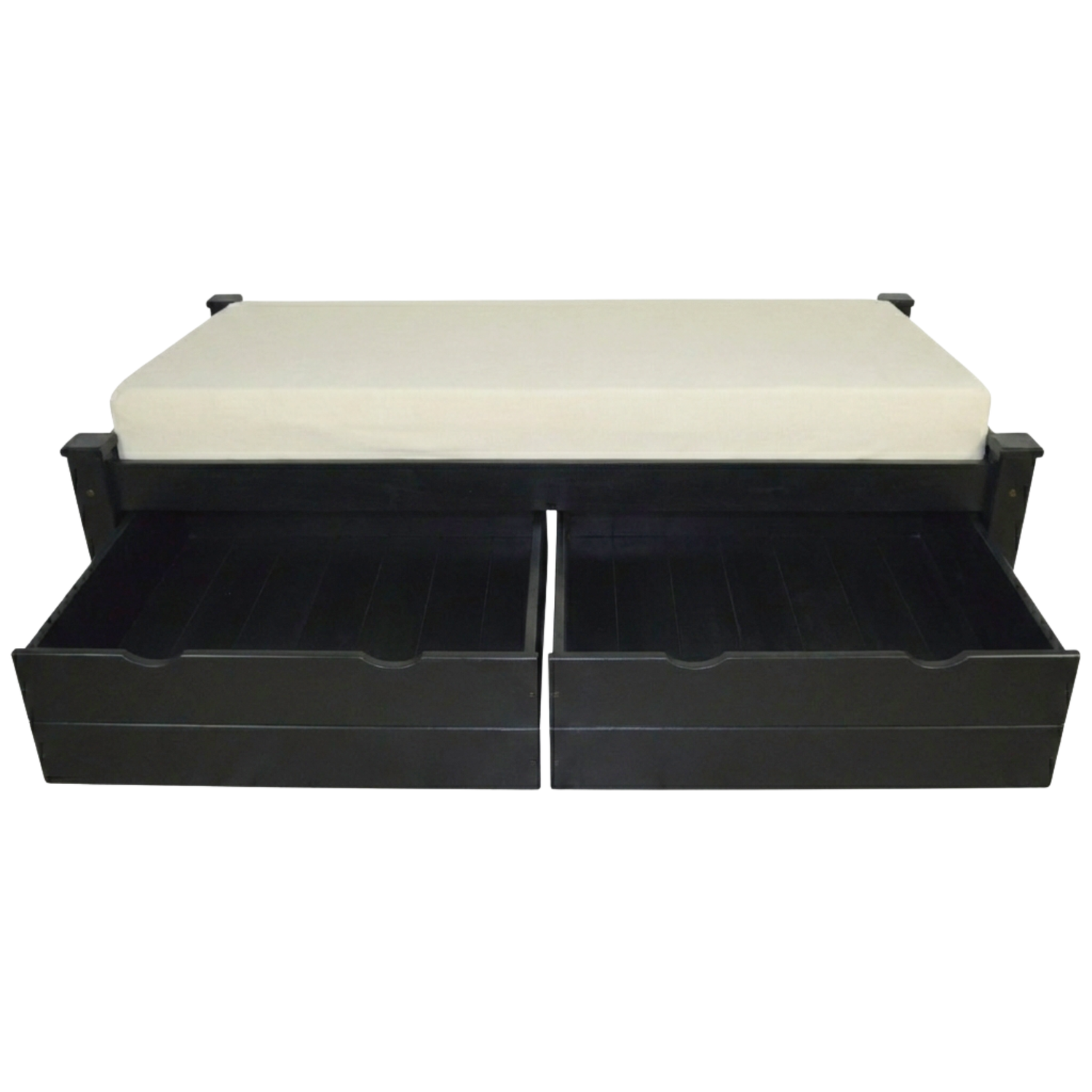 Versaloft Homestead Amish Made Bed Frame with 2-Piece Drawers