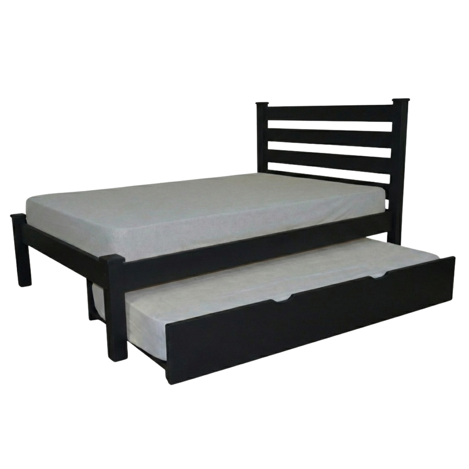 Versaloft Homestead Amish Made Bed Frame with Headboard and Trundle Unit