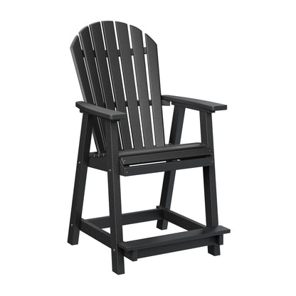 Berlin Gardens Comfo Back Poly Lumber Counter Chair