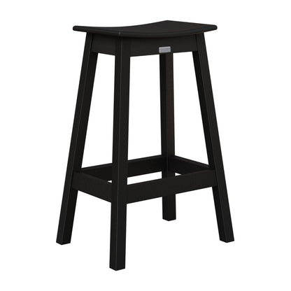 Berlin Gardens Outdoor Saddle Poly Lumber Bar Stool