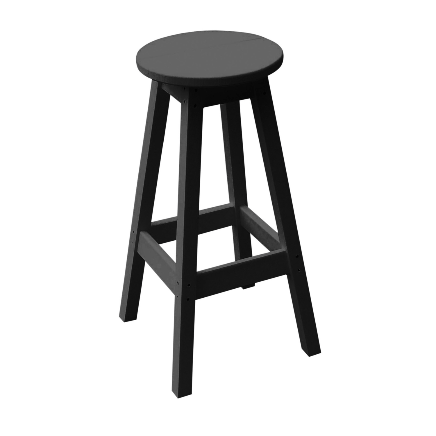 Keystone Amish Co. Round Poly Outdoor Bar Stool