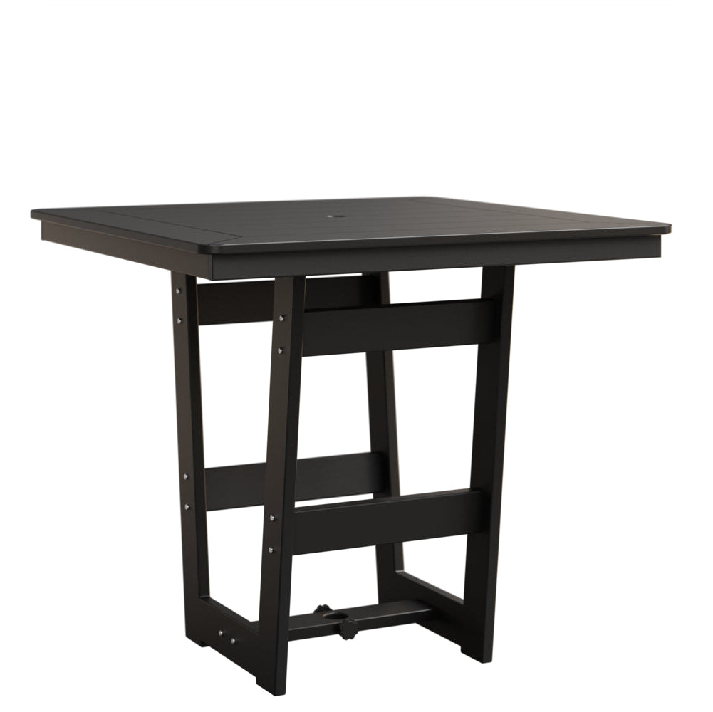 Berlin Gardens Hudson 40″ Outdoor Poly Lumber Square Bar Table