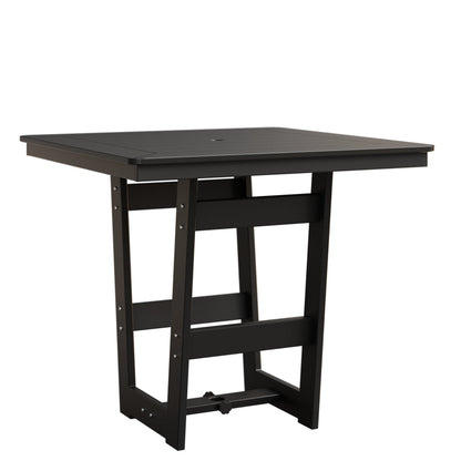 Berlin Gardens Hudson 40″ Outdoor Poly Lumber Square Bar Table