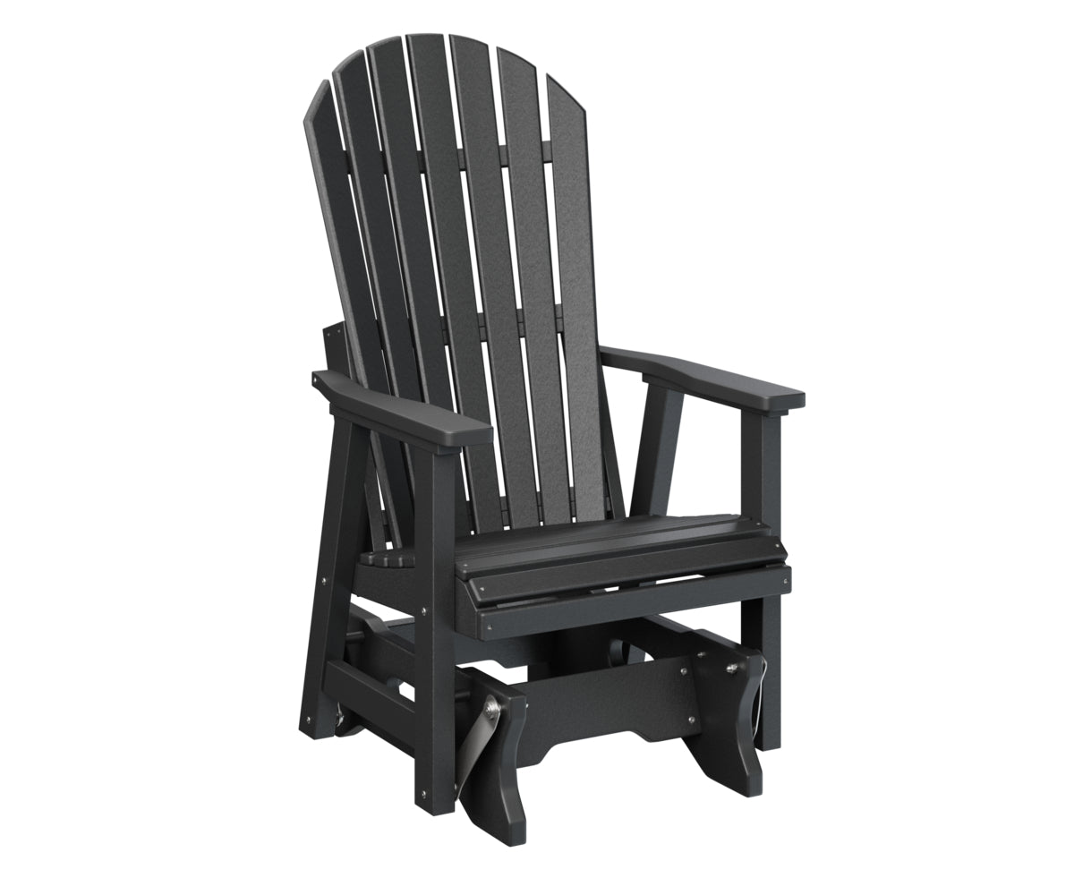 Berlin Gardens Comfo Back Poly Lumber Single Glider