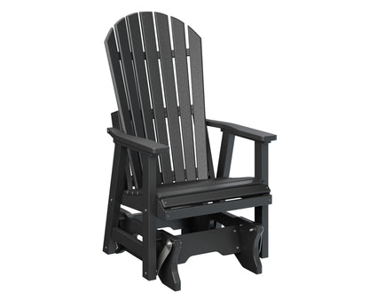 Berlin Gardens Comfo Back Poly Lumber Single Glider