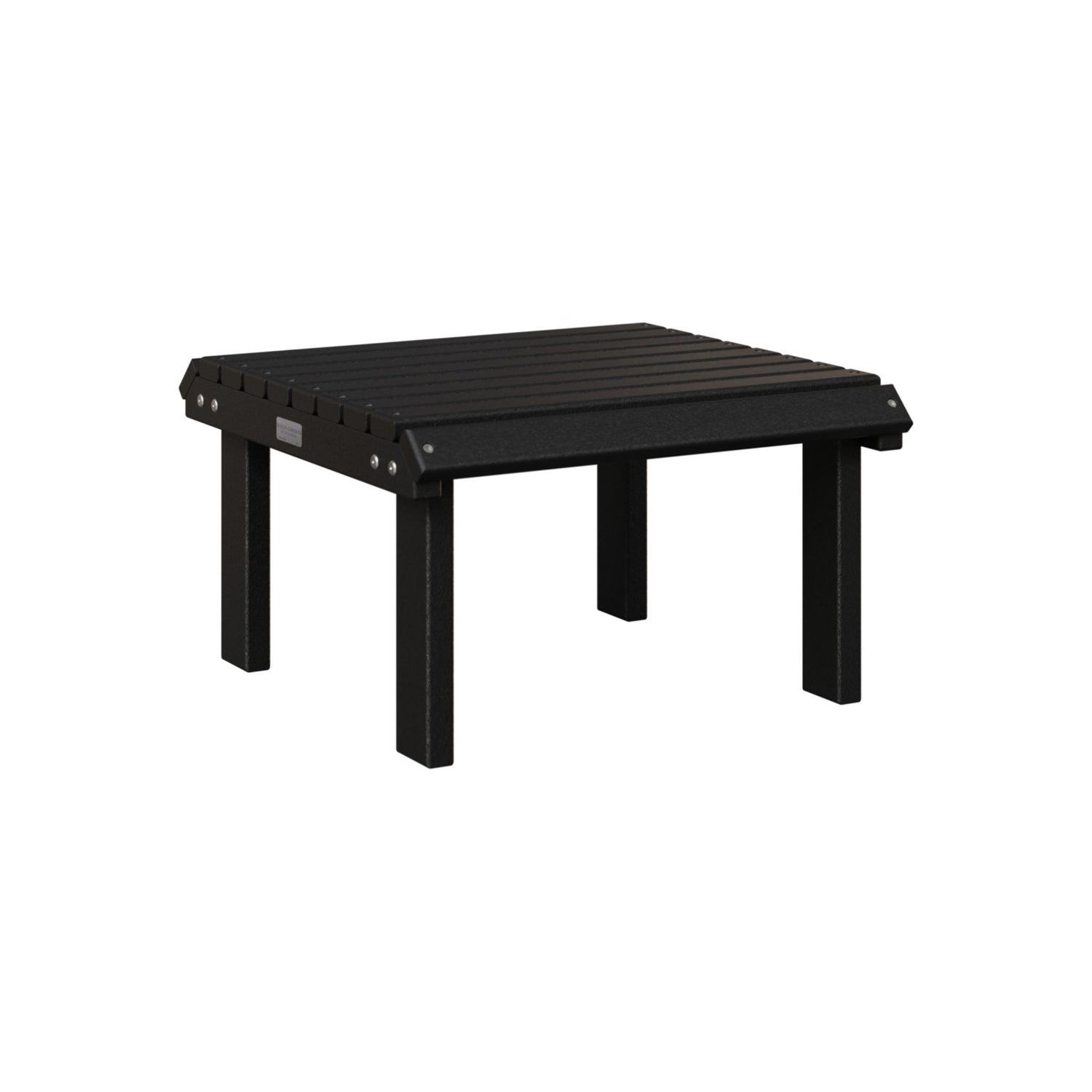 Berlin Gardens Outdoor Poly Lumber Stationary Footstool