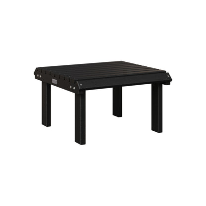 Berlin Gardens Outdoor Poly Lumber Stationary Footstool