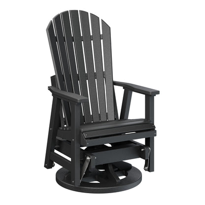 Berlin Gardens Comfo Back Poly Lumber Swivel Glider