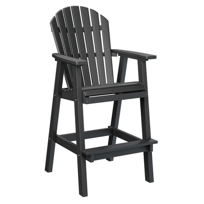Berlin Gardens Comfo Back Poly Lumber 30" Extra Tall Chair