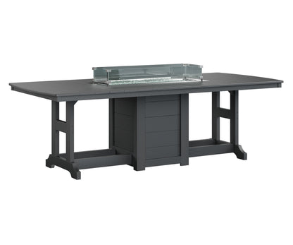Berlin Gardens Garden Classic Fire Pit Poly Lumber Dining Table