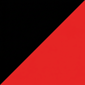 Black on Bright Red