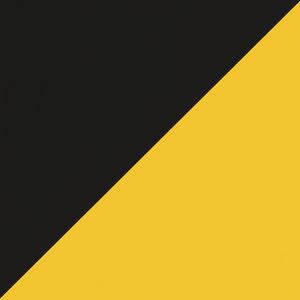 Black on Lemon Yellow