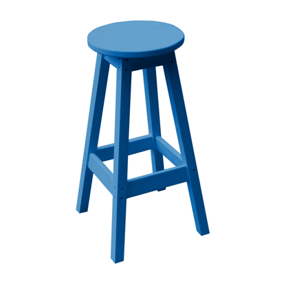 Keystone Amish Co. Round Poly Outdoor Bar Stool