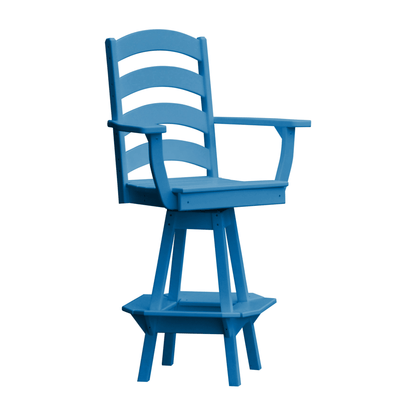 Keystone Amish Co. Josie Poly Outdoor Swivel Bar Chair