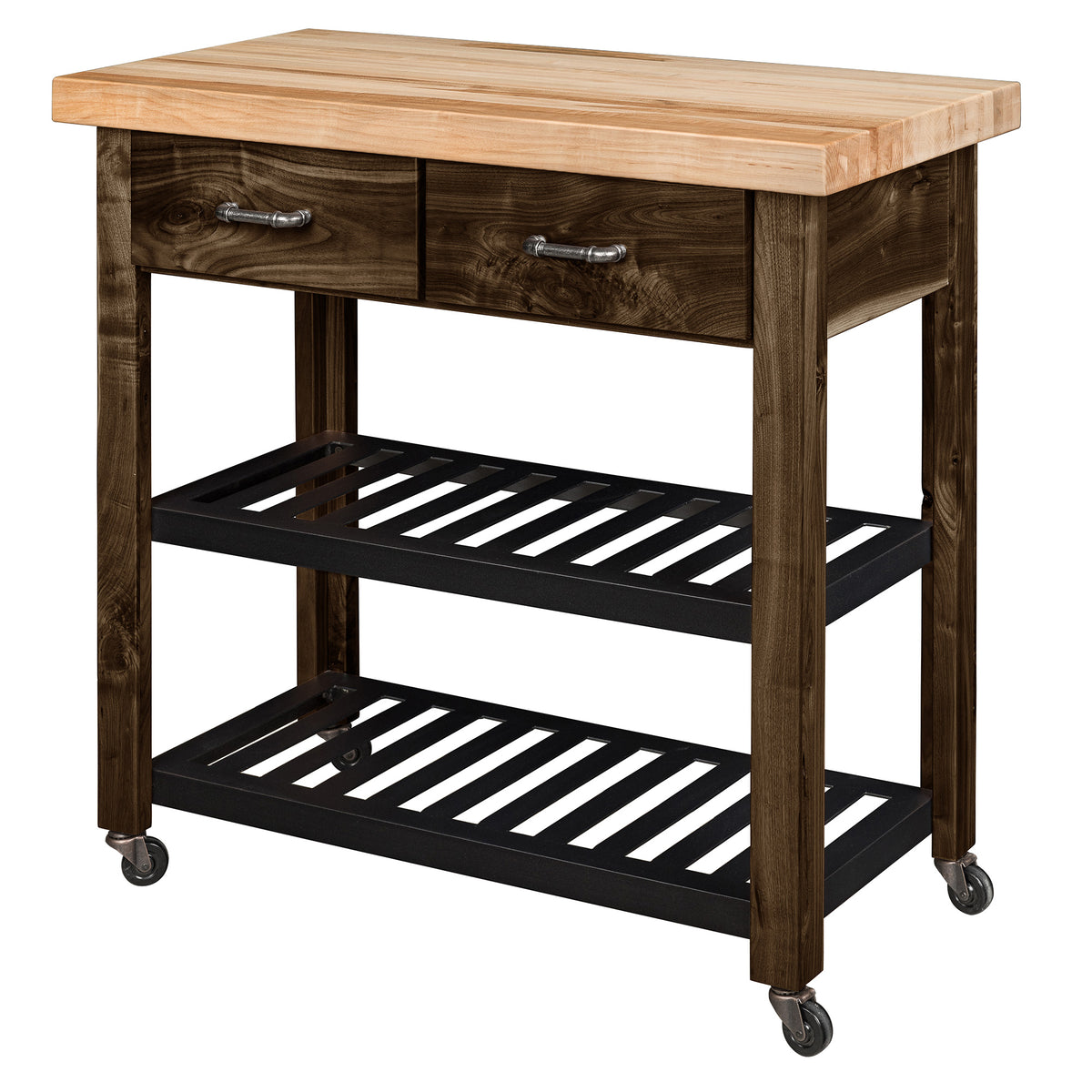 Hoosier Timbercraft Braxton Red Oak Kitchen Island