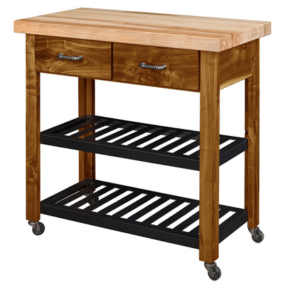 Hoosier Timbercraft Braxton Red Oak Kitchen Island