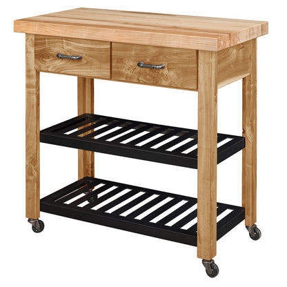 Hoosier Timbercraft Braxton Red Oak Kitchen Island