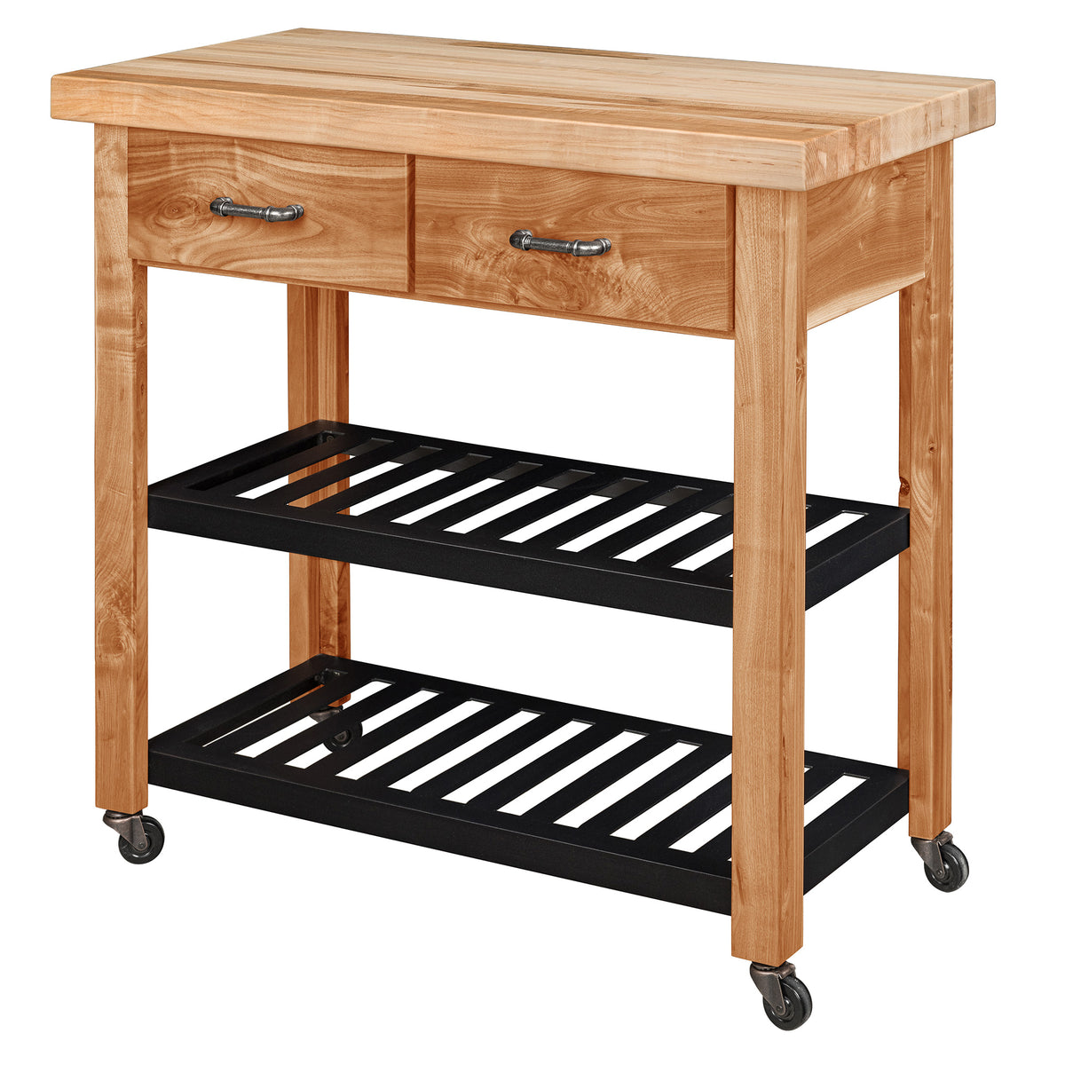 Hoosier Timbercraft Braxton Red Oak Kitchen Island