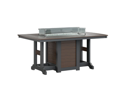 Berlin Gardens Garden Classic Fire Pit Poly Lumber Dining Table