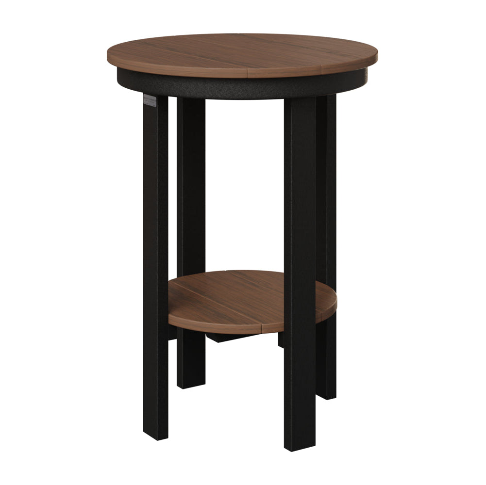 Berlin Gardens Outdoor Poly Lumber Round End Bar Table
