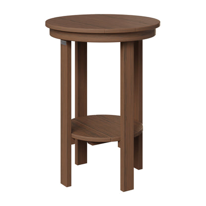 Berlin Gardens Outdoor Poly Lumber Round End Counter Table