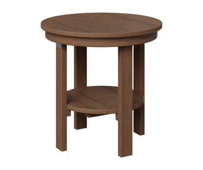 Berlin Gardens Outdoor Poly Lumber Round End Dining Table