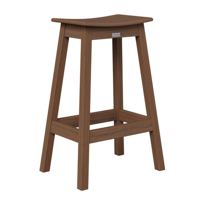 Berlin Gardens Outdoor Saddle Poly Lumber Bar Stool