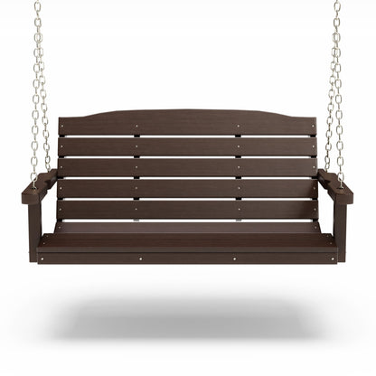 SimplyPoly Amish Made Classic Recycled Plastic Porch Swing