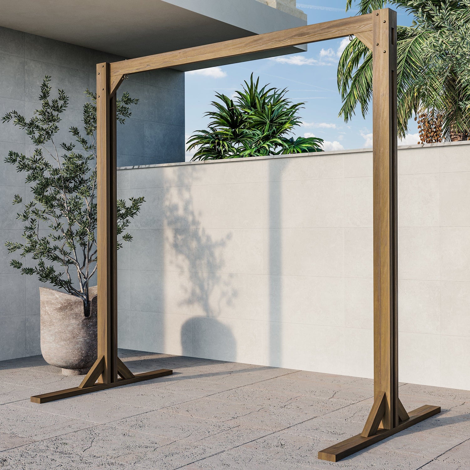 Amish Casual Modern Swing Stand Upgrade to Pressure Treated Pine