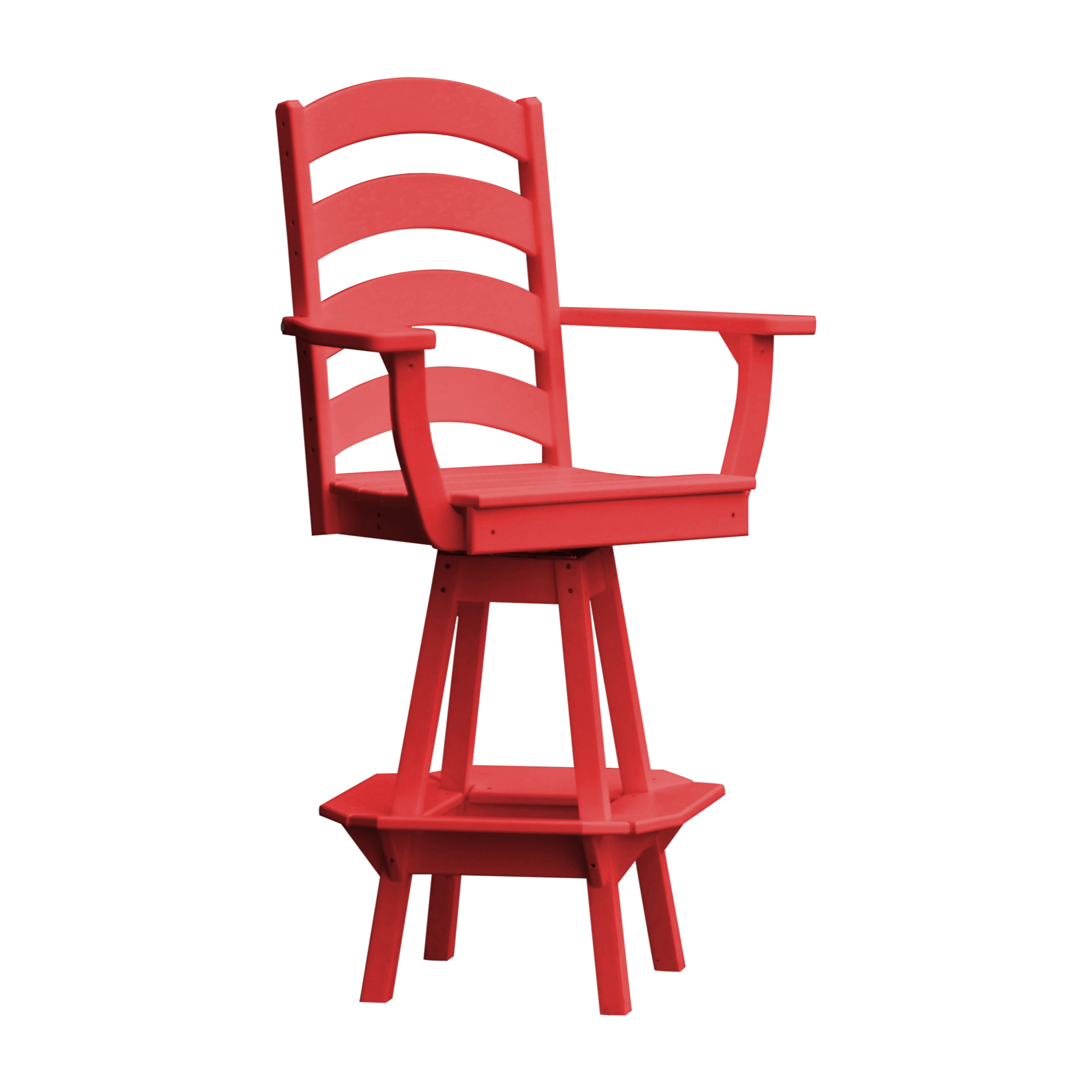 Keystone Amish Co. Josie Poly Outdoor Swivel Bar Chair