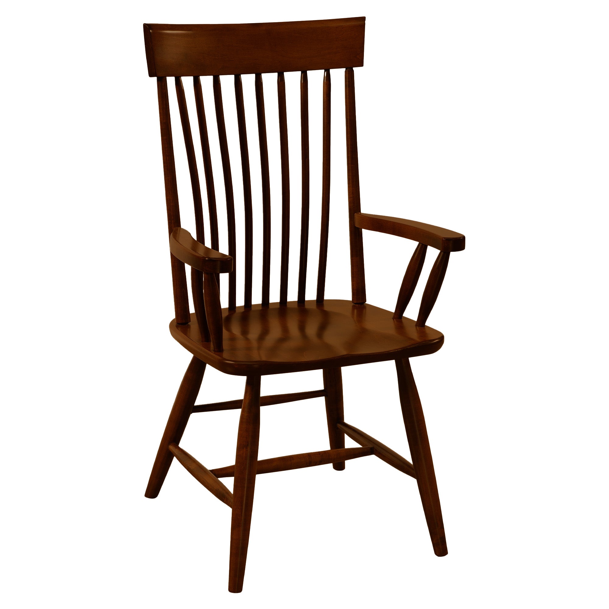 Hoosier Timbercraft Butler Wood Arm Chair