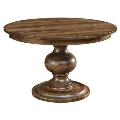 Hoosier Timbercraft Glenwood Round Pedestal Maple Dining Height Table