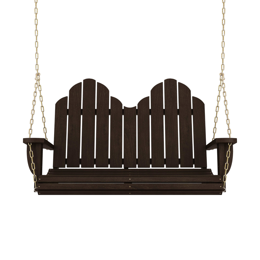 Amish Casual Heavy Duty Black Adirondack Porch Swing