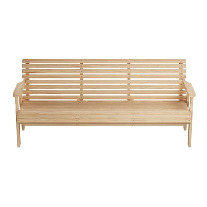 Amish Casual Heavy Duty Roll Back 6 Foot Treated Garden Bench