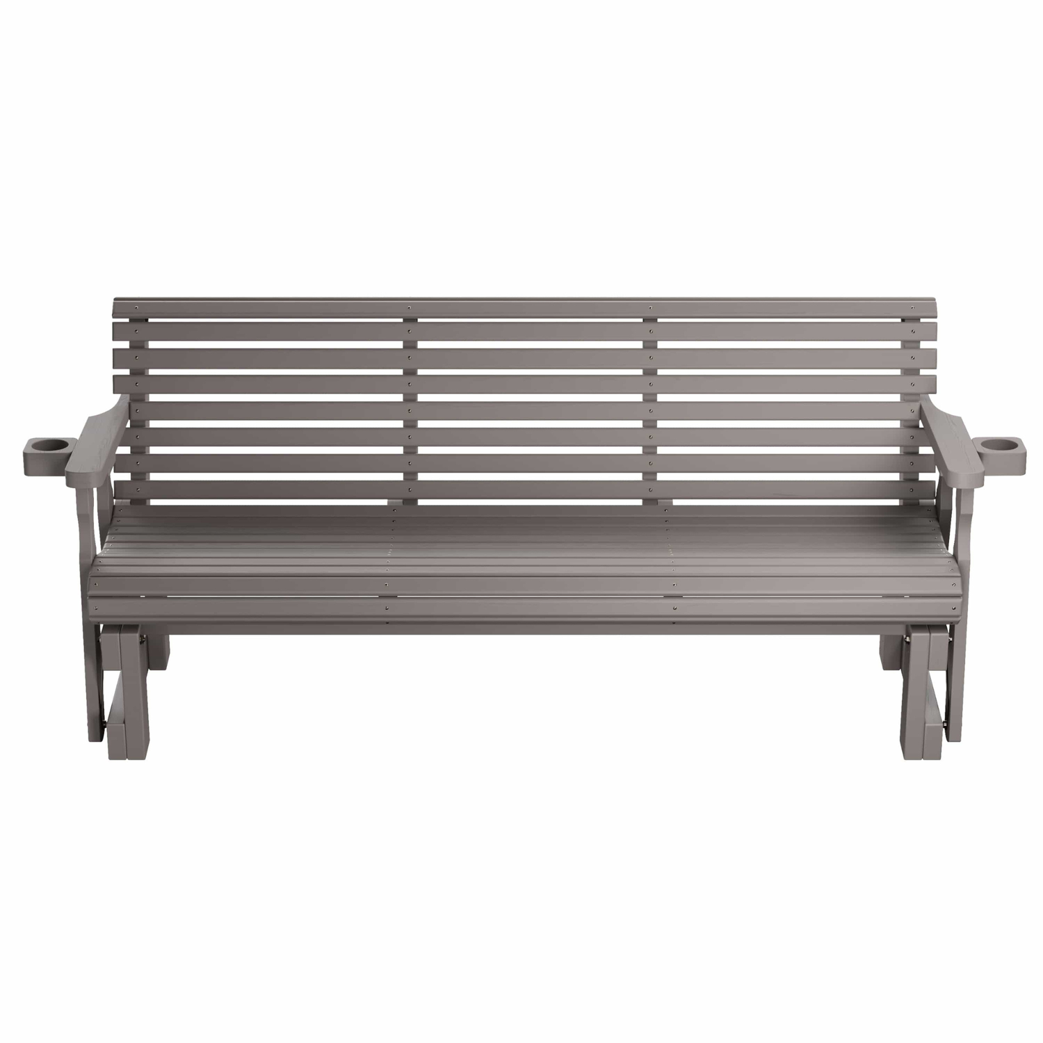 Amish Casual Heavy Duty Roll Back 6 Foot Treated Porch Glider