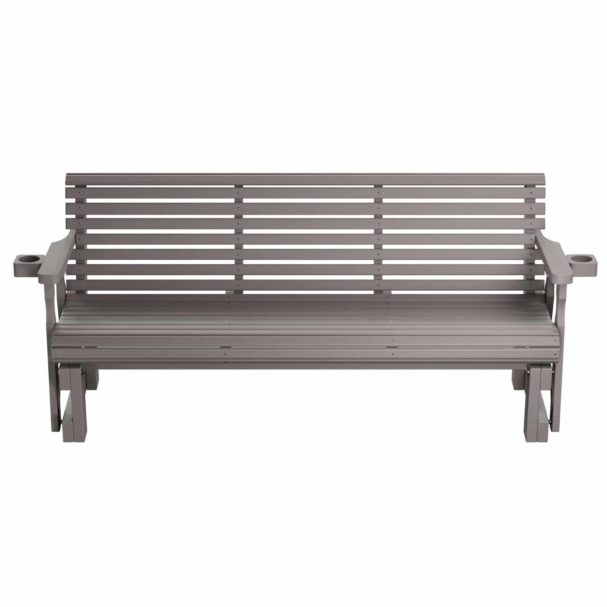 Amish Casual Heavy Duty Roll Back 6 Foot Treated Porch Glider