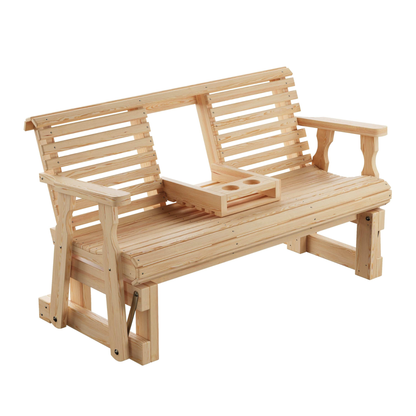 Amish Casual Heavy Duty Rollback Console Glider