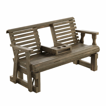 Amish Casual Heavy Duty Rollback Console Glider