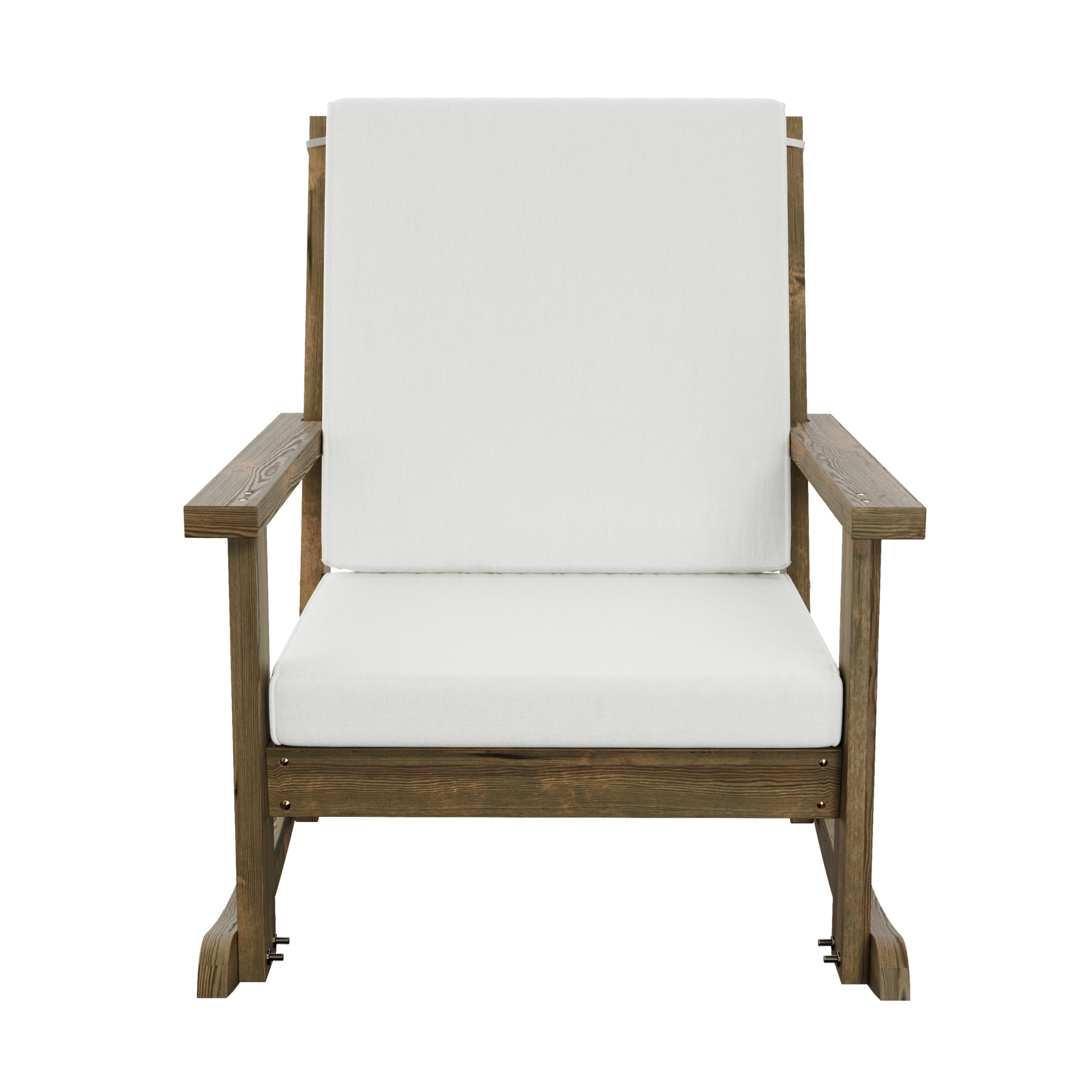 Amish Casual Deep Seated Rocking Chair with Cushion