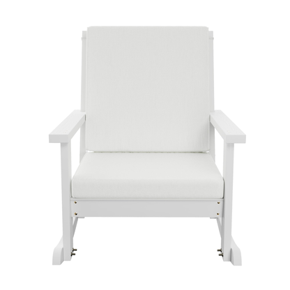 Amish Casual Deep Seated Rocking Chair with Cushion