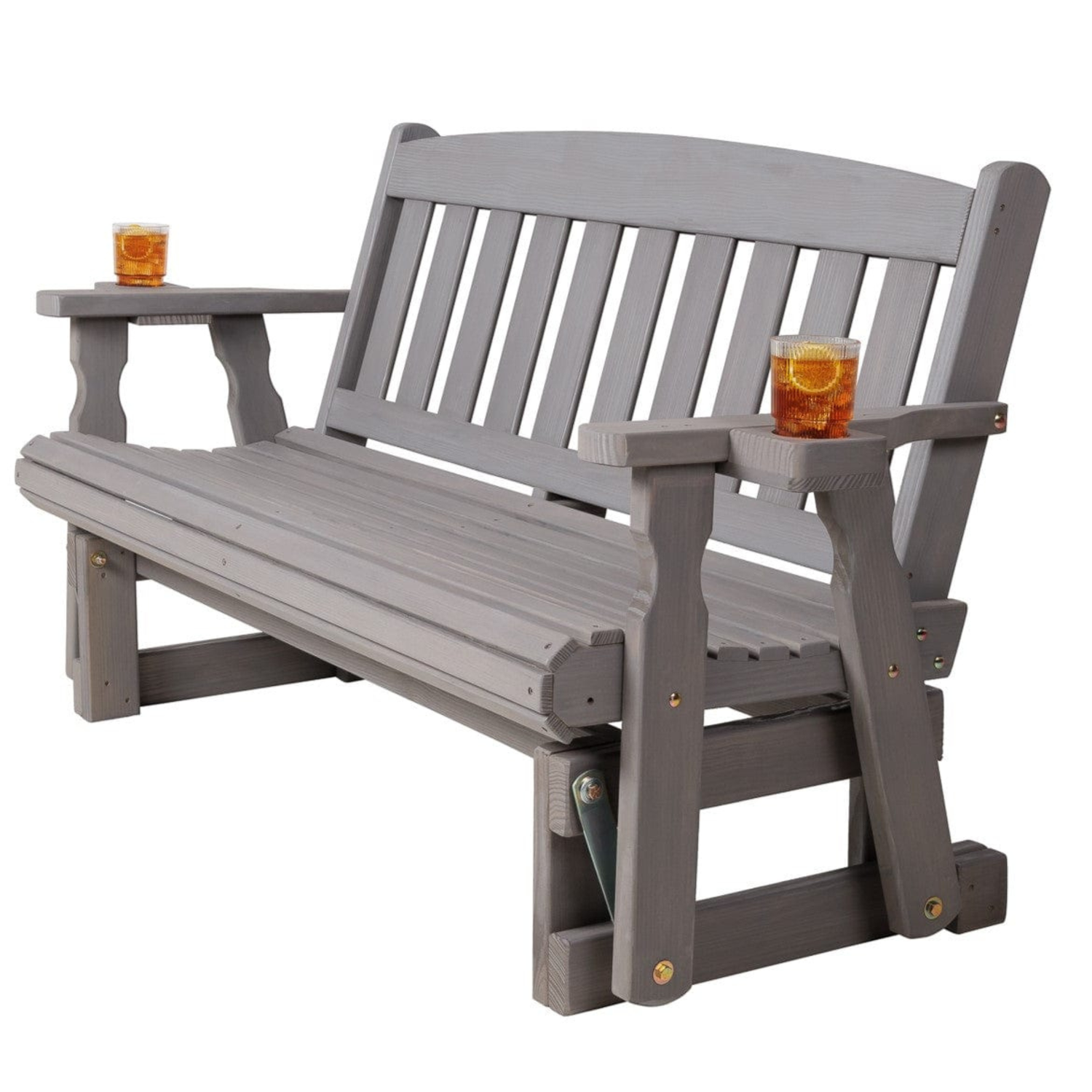 Amish Casual 5 Foot Mission Wood Porch Glider