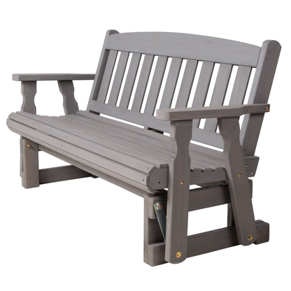 Amish Casual 5 Foot Mission Wood Porch Glider