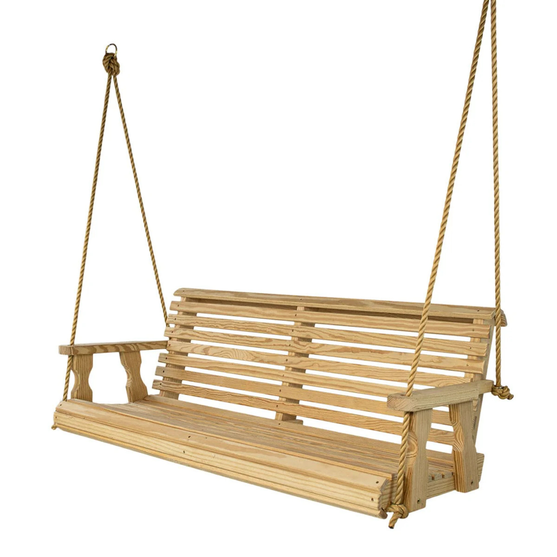 Amish Casual 4 Foot Unfinished Roll Back Porch Swing