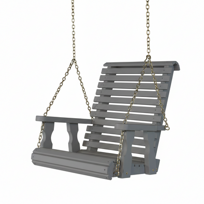 Amish Casual Heavy Duty Roll Back Swing Chair